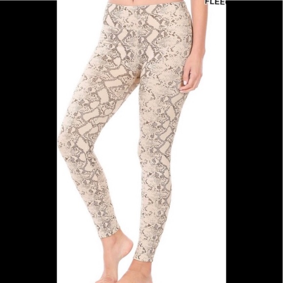 Snakeskin leggings - Picture 3 of 5